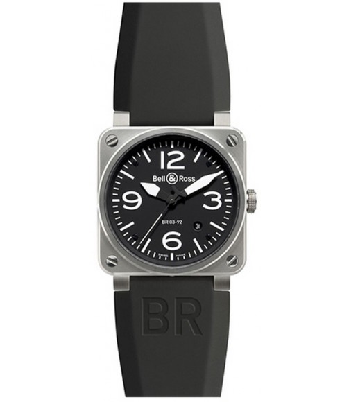 Bell & Ross BR MensAutomatic  Watch Replica BR 03-92 NEW STEEL